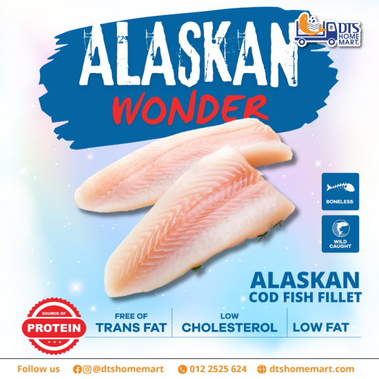 Alaskan Cod Fish Fillet